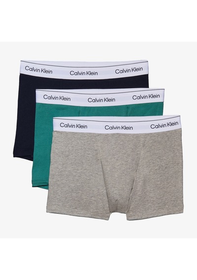 Calvin Klein Microfiber Erkek Mavi 3'lü Boxer Lv00nb4392 Mavi