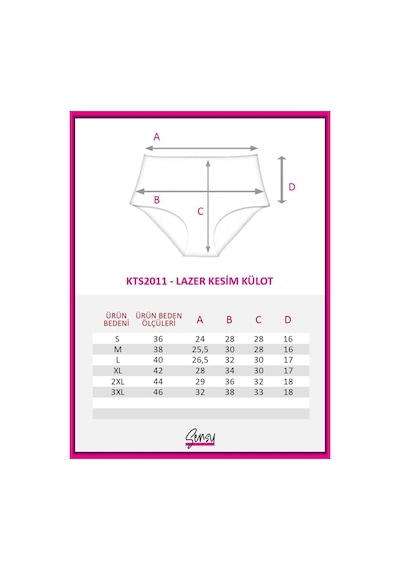 Sensu Kadın Yüksek Bel Dikişsiz Lazer Kesim Külot Beli Lastikli 3'lü Set -asorti Çok Renkli