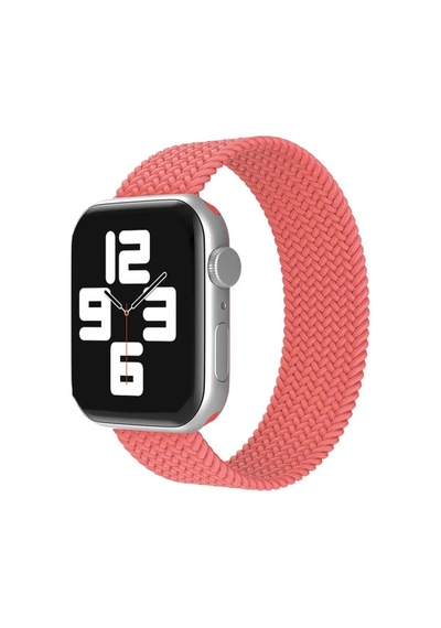 Apple Watch 42mm Uyumlu Ayarlı Solo Silikon Kordon - Pembe