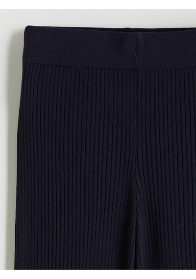 Lcw Comfort Lacivert Beli Lastikli Kadın Triko Pantolon
