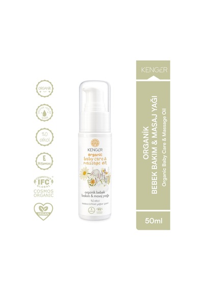Organik Bebek Bakım & Masaj Yağı 50 Ml