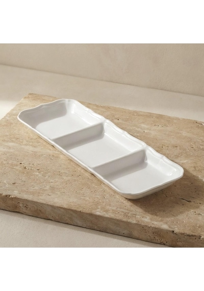 Aryıldız Voyage 3 Bölmeli Servis Tabağı 26cm 153ar278215 Krem