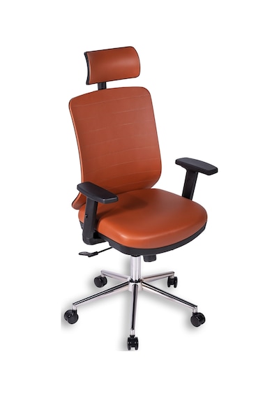 Ofisbazaar Up Deri Yönetici Koltuğu Ergonomik Ve Modern Tasarım Martin09 Kahverengi Deri Kahverengi Ofisbazaar Up Deri Yönetici Koltuğu Ergonomik Ve Modern Tasarım Martin09 Kahverengi Deri Kahverengi