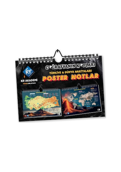 Coğrafyanın Kodları Türkiye Ve Dünya Haritaları Poster Notlar