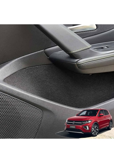 Vw T-cross Araç İçi Konfor Seti Kapı İçi Bardaklık Konsol Koruma Kaydırmaz Kumaş Organizer İç A