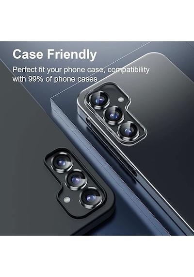 Samsung Uyumlu Galaxy A25 Kamera Koruyucu Temperli Cam Parlak Lens Koruma Eko Cl-07