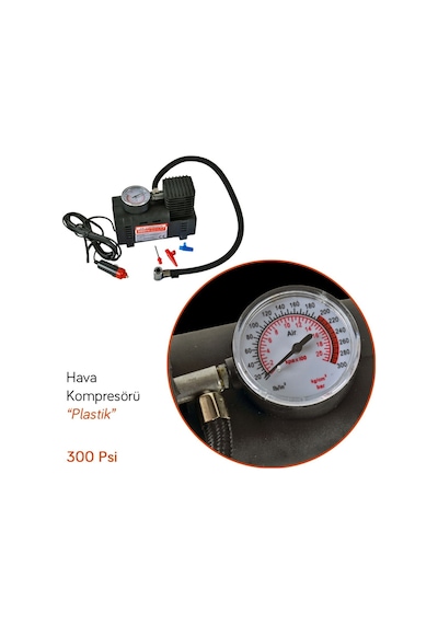 Carub 12v Hava Kompresörü 300 Psi Siyah Br2491102