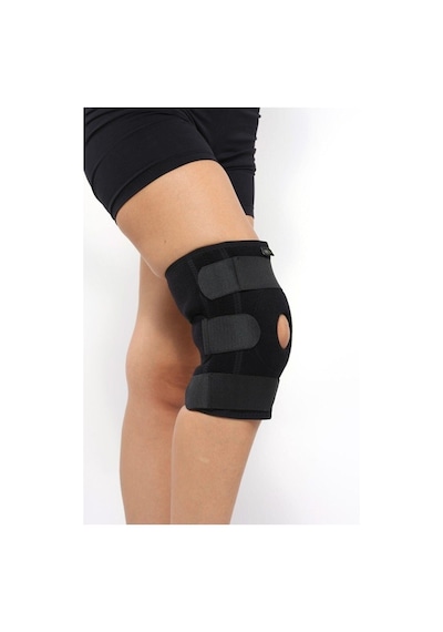 Patella Destekli Dizlik Tek Beden Siyah Renk Ten