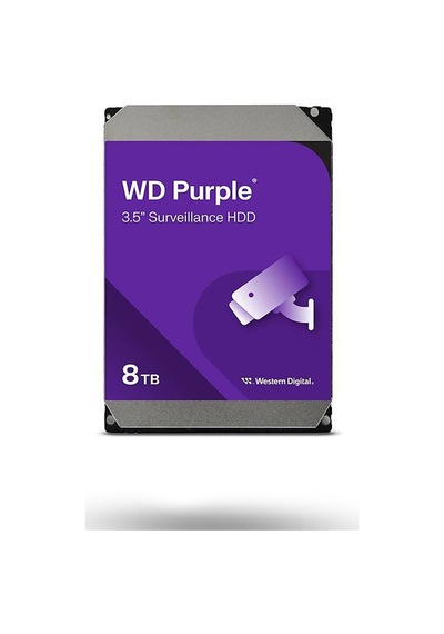 Wd 8 Tb Purple Aı 5640rpm 256mb Sata3 7/24 Güvenlik Hdd