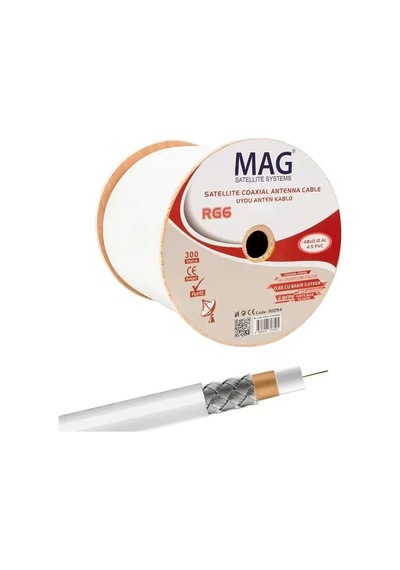 Hubrendy Sh Mag Rg59 Fa 300 Metre Mini Anten Kablosu