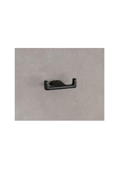 Slımo İkili Askılık Siyah Renk 45x72x81 Mm Diğer
