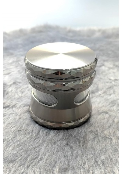 63 Mm. Gri Pencereli Tütün Baharat Herbal Öğütücüsü Parçalayıcı Rc80gr