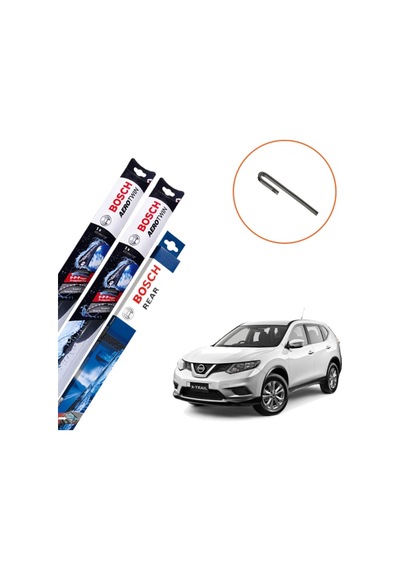 Nissan X-Trail Muz Silecek Takımı Ön Arka Bosch Aerotwın 2008-20