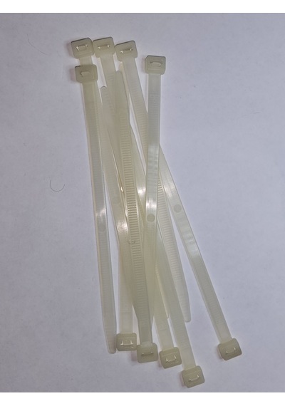 180x72mm Beyaz Kablo Bağı 200 Adet 200 Adet Beyaz