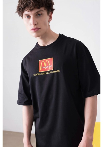 Tarzsokak Unisex I'm Loving It Mc Siyah Tshirt Siyah
