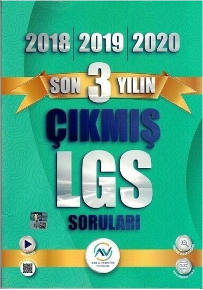 LGS Son 3 Yılın Çıkmış Soruları 2018 - 2019 - 2020- Av Yayınları