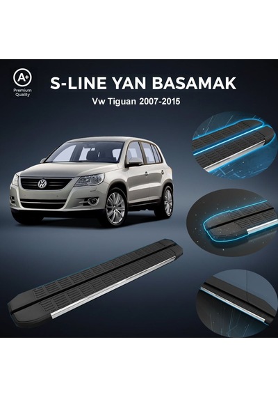 Volkswagen Tiguan S-line Premium Krom Yan Basamak 2007-2015