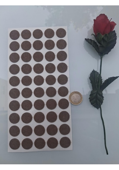Keçe 90747 Hrd 4 Paket 20 Mm Kahve Masa Sandalye Koltuk Baza Ayak Çizdirmez Yapışkanlı