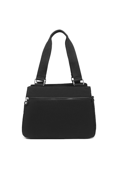 Smart Bags 1125 Krınkle Kumaş Omuz Çantası (Siyah) Siyah