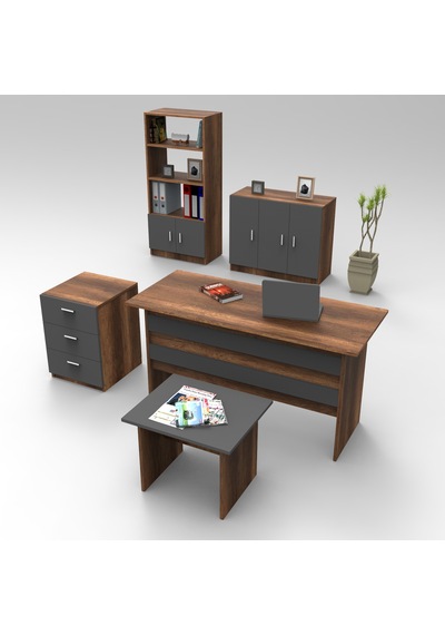 Yurudesign Vario ABCDE Ofis Büro Masa Takımı VO14-BA Barok-Antras