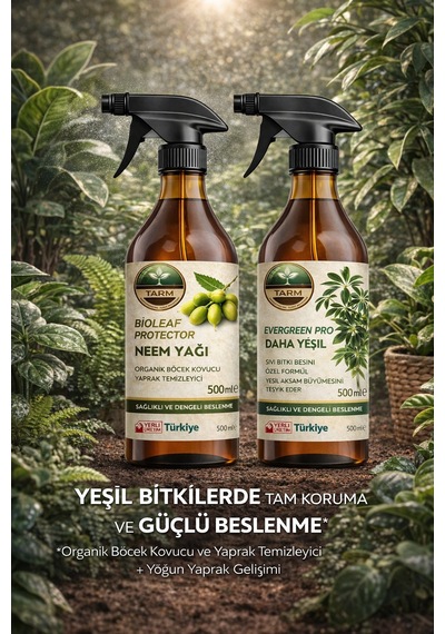 Daha Yeşil Bitki Besini Ve Neem Yağı İkili Bakım Seti 2 L - 1 L - 1 L - 500 ML