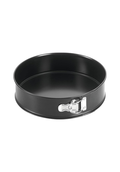 Düz Taban Kelepçeli Kek Kalıbı 28 Cm Siyah Diğer