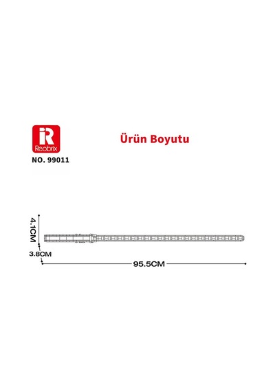 Reobrix 99011 Işın Kılıcı Yeşil Yaratıcı Yapı Blok Seti Building Blocks Lightsaber - 578 Parça