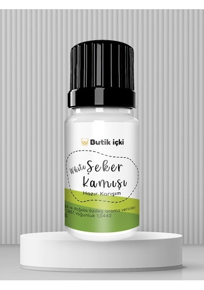 Butik İçki Hazır Karışım White Şeker Kamışı Kiti Rom 10 ML