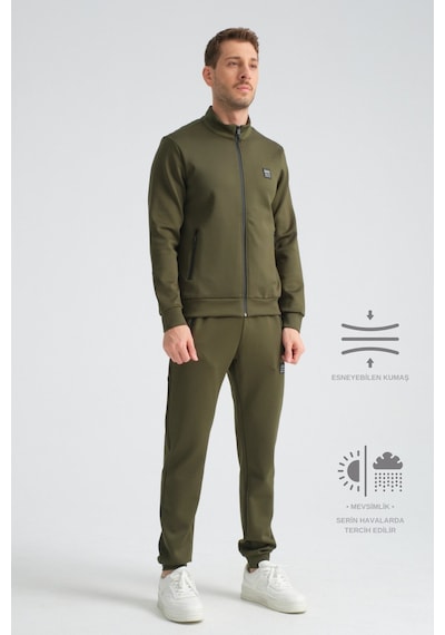 Shooter Sportswear Shooter Scuba Mevsimlik Regular Fit Erkek Eşofman Takım Haki