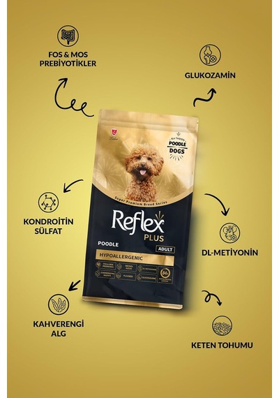 Plus Hipoalerjenik Poodle Yetişkin Köpek Maması, 2 Kg