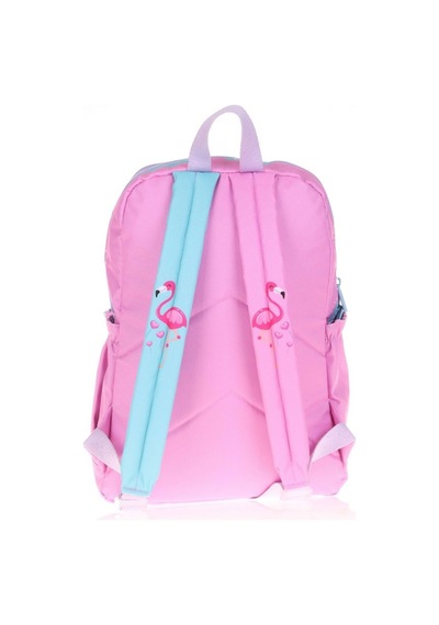 Kaukko Kids&love İlkokul Kız Çocuk Lila Pembe Flamingo Okul Sırt