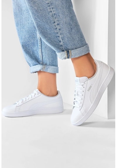 Puma Smash V2 Buck White Unisex Sneaker Günlük Spor Ayakkabı Beyaz