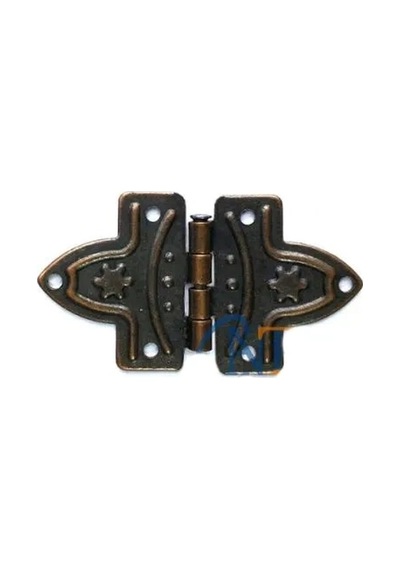 Hubrendy Çer Yonca Menteşe - Küçük 18x31 Mm, Antik, 100 Adet