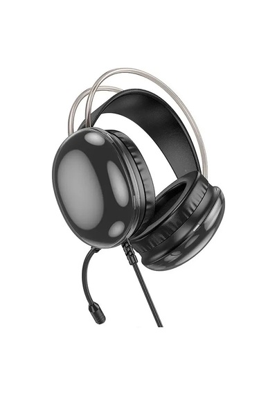 Hoco W109 Plus Rich Usb7.1 Gaming Kulaküstü Kulaklık- 1903 - Renk: Siyah