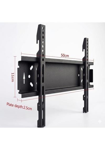 Cendix Cx0tvapr02 Sabit Kilitli Tv Duvar Askı Aparatı 43-60 İnç 50x11 Cm 40 Kg Taşıma Kapasite