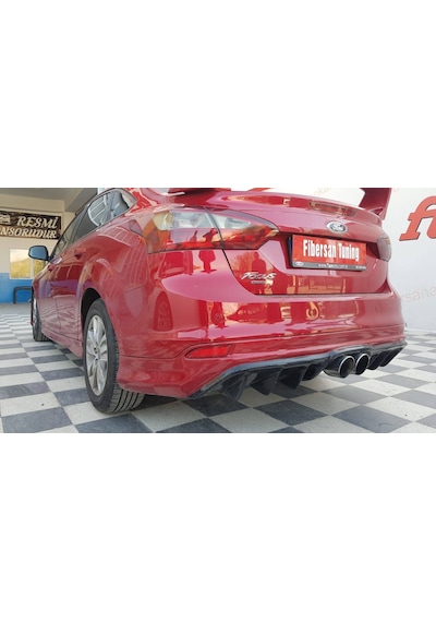 Ford Focus 3 Sedan Arka Tampon Eki------fibersan Tuning