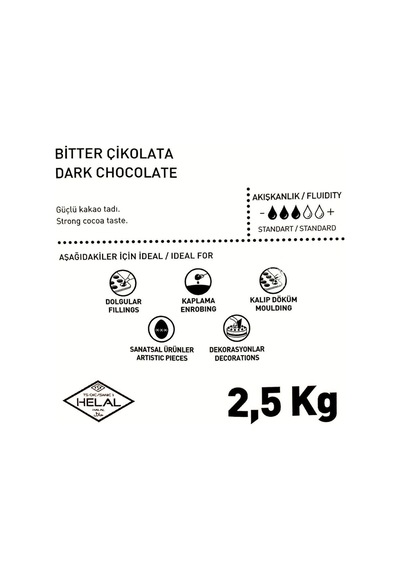 Callebaut Bitter Kuv.blok Chocovic 1 2,5 Kg