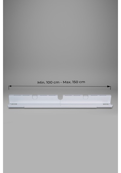 Ayarlanabilir Masa Altı Kablo Düzenleyici Beyaz 100-150cm