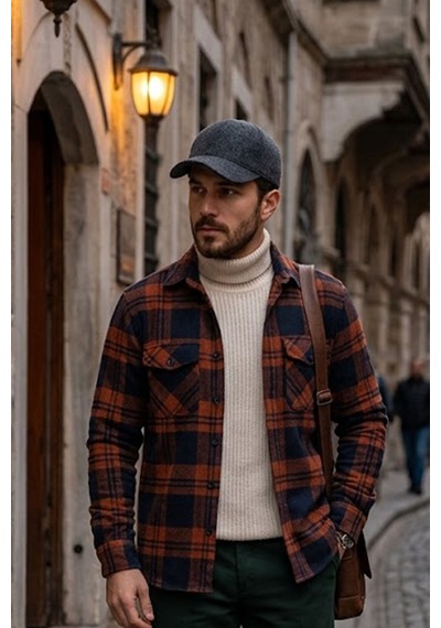 Ritagarcia Unisex Premium Kaşe Kumaş Kışlık Beyzbol Şapka Ayarlanabilir Siperli Kep Gri