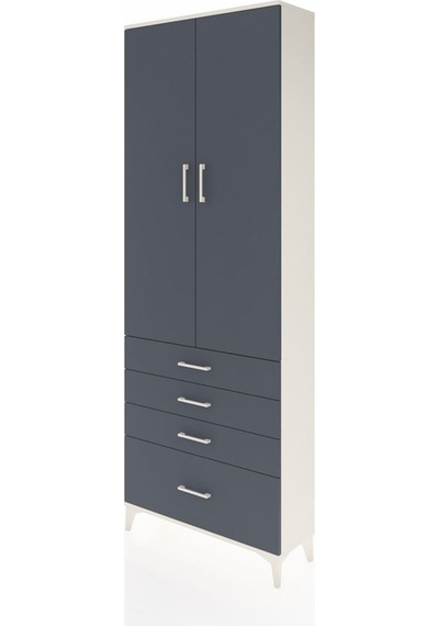 Arges Dolap 5 Raflı 4 Çekmeceli 2 Kapaklı 88x30x243 Aytaşı-an... Aytaşı
