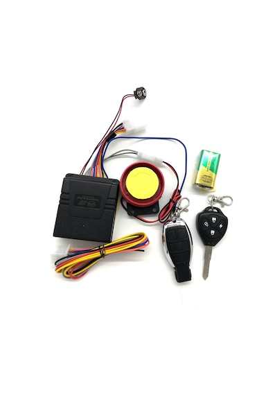 MOTOSİKLET ALARM PİL DESTEKLİ UZAKTAN ÇALIŞTIRMA ANAHTARLI