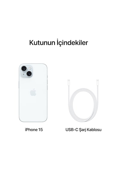 Apple iPhone 15 256 GB (Apple Türkiye Garantili)