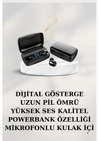 Northcity A10s Kablosuz Tws Kulaklık - Bluetooth 5.0, 1800mah Şarj Kutusu Ve Stereo Ses