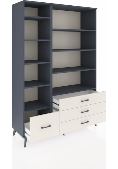 Hyperion Dolap 9 Raflı 4 Çekmeceli 132x44x195 Antrasit-antrasit/aytaşı Antrasıt/aytası - Antrasıt Hyperion Dolap 9 Raflı 4 Çekmeceli 132x44x195 Antrasit-antrasit/aytaşı Antrasıt/aytası - Antrasıt