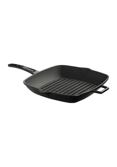 Lava Grill Tava 26*26 Metal Saplı Siyah