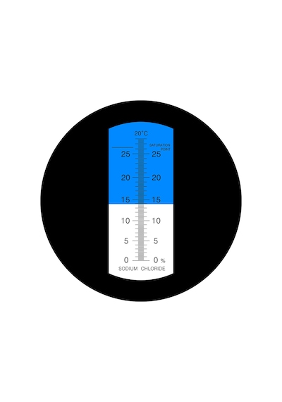 TZ28 ATC Tuzluluk Ölçer Refraktometre - 0-28 % - Gıda NaCl Ölçer