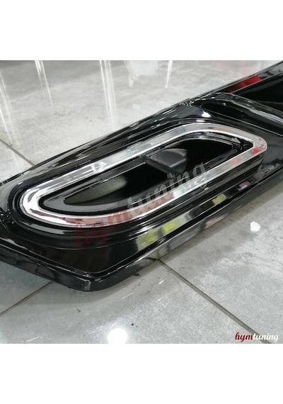 Honda Civic Fc5 Amg Tip Difüzör, Piano Black Boyalı, Parlak Siyah