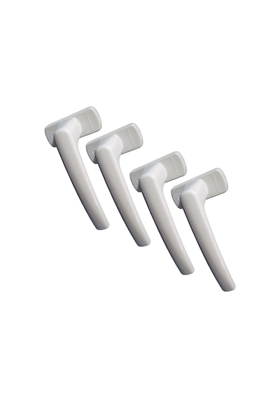 4 Adet Beyaz PİMAPEN® Marka Pencere Kolu (Aluminyum)