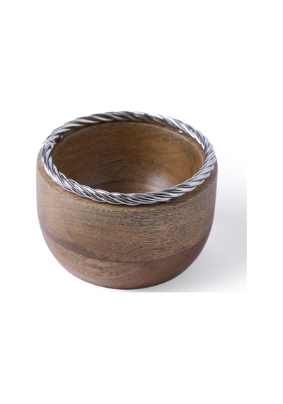 Yargıcı Metal Detaylı Mango Ağacı Servis Kasesi 10x6 Cm 26knhs1042n St