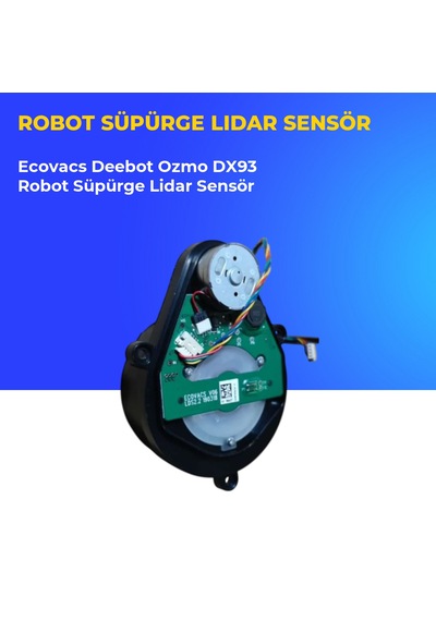 Ecovacs Deebot Ozmo Dx93 Robot Süpürge Lidar Sensör